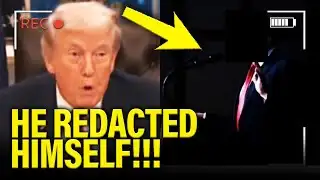 Trump LOSES IT as REDACTIONS OF HIMSELF UNCOVERED!!