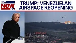 Trump orders reopening of Venezuelan airspace