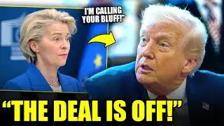 Trump PANICS After Europe CALLS HIS BLUFF
