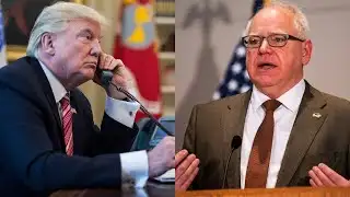 Trump Reveals Shocking Call - Tim Walz In Serious Trouble