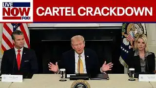 Trump roundtable with Bondi, Hegseth, Noem, Patel & others