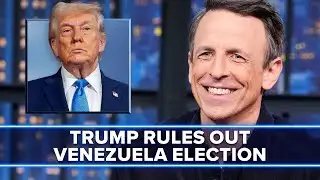 Trump Rules Out Venezuela Election in the Next 30 Days