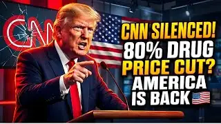 🚨Trump’s Explosive Speech Shocks America 🇺🇸  Drug Prices Cut by 80% CNN Under Fire!” 😱🔥
