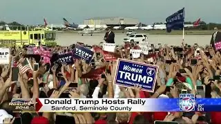 Trump Sanford  rally draws thousands