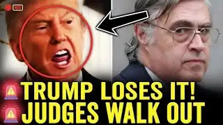 Trump SCREAMS as Judges WALK OUT Mid Trial