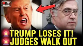 Trump SCREAMS as Judges WALK OUT Mid Trial