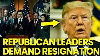 Trump SCREAMS as Republican Leaders DEMAND He RESIGN