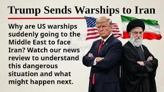 Trump Sends Warship to Iran || 🇺🇸🇮🇷 Learn English Through News Level 2 || Graded Reader 🎧