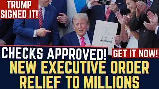 TRUMP SIGNED IT! $2000 Stimulus Check Update | NEW EXECUTIVE ORDER  SIGNED? | RELIEF TO MILLIONS