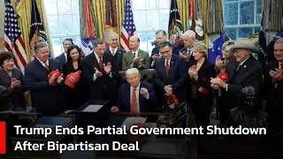 Trump Signs Bill to End Partial U S  Government Shutdown | AC1W