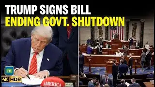 Trump Signs Spending Bill, Ending Four-Day U.S. Government Shutdown