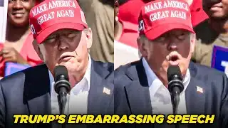 Trump Slurs His Way Through Speech To Nearly Empty Room