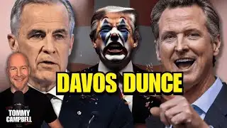 Trump Stumbles at Davos While Newsom Mocks and Carney Shines