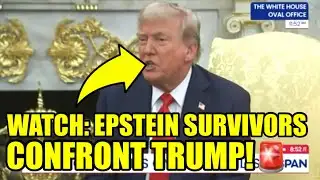 🚨Trump THROWS FIT AS Epstein Victims CRASH OVAL OFFICE