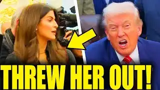 Trump Throws Reporter Out As Epstein Question Triggers Collapse 