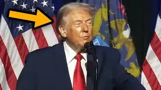Trump VISIBLY CONFUSED as audience SILENT