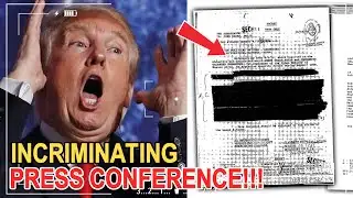 Trump VISIBLY PANICS at PRESS CONFERENCE over Epstein Files!!!