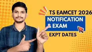 TS EAMCET 2026 Notification Release Date | TS Eamcet Exam Dates 2026 | EAPCET 2026 UPDATE