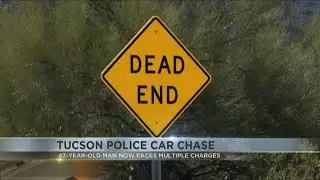 Tucson man faces multiple charges after car chase