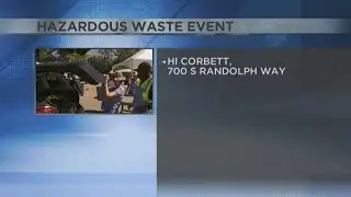 Tucson to host Hazardous Waste Event Saturday