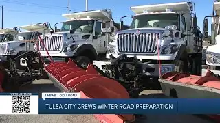 Tulsa city crews prepare for winter road conditions