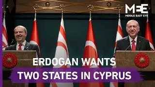 Turkey’s Erdogan says two-state solution is the only option for Cyprus