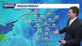 Turning milder, with rain showers late week in Vermont (01-07-26)