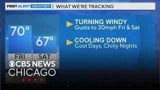 Turning windy, cooling down in days to come in Chicago