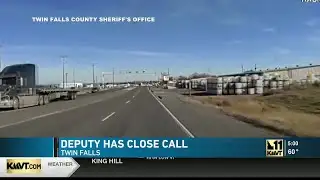 Twin Falls County deputy has close call with trailer