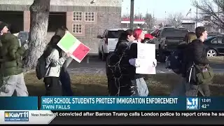 Twin Falls School District students protest