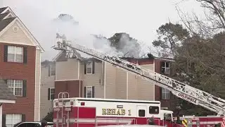 Two alarm apartment fire on Broad River Road