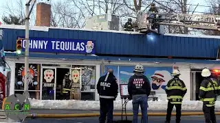 Two-Alarm Fire Damages Johnny Tequila’s Bar in Roselle
