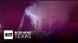 Two‑alarm fire sends massive smoke plume over southeast Fort Worth