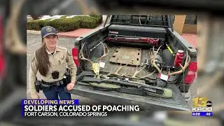 Two Army soldiers convicted of poaching on Fort Carson land