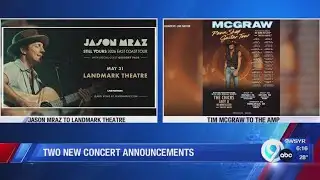 Two big-name artists to perform in Syracuse