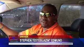 TWO CARS PLUNGING INTO UNMARKED CUL DE SAC TRENCH