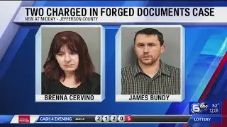 Two charged in forged documents case