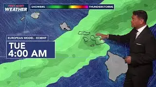 Two cold fronts are expected to move through the islands in the coming week