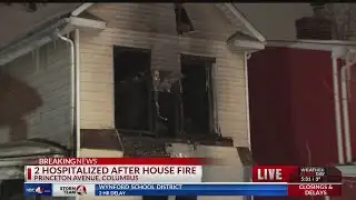 Two critically injured in Franklinton house fire