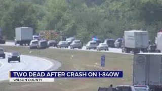 Two dead following Wilson County crash on I-840W