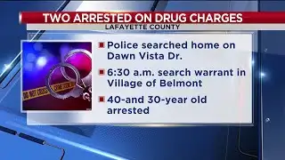 Two face drug charges after Lafayette Co. officials search Belmont home