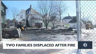Two families displaced after Monroe fire