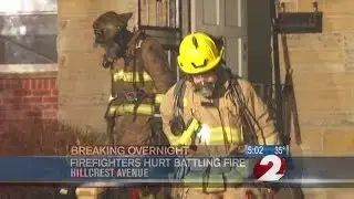 Two firefighters injured while fighting house fire