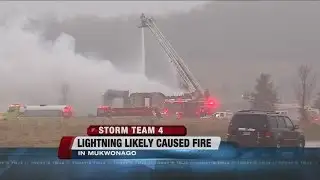 Two fires likely caused by lightning strikes