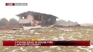 Two found dead in Shullsburg house fire