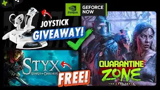 Two FREE Epic Games & WIN a Thrustmaster Joystick! | GeForce Now News UPDATE