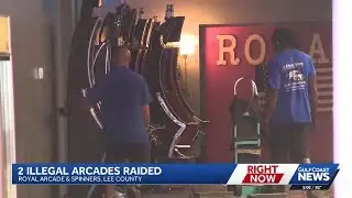 Two illegal arcades arcades shut down in Lee County, slot machines seized