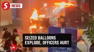 Two MBPP officers hurt in balloon explosion during Thaipusam