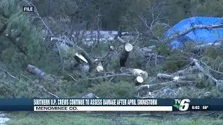 Two months later: Menominee County crews continue to assess April storm damage