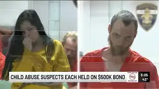 Two parents arrested, held on half a million dollar bond for child abuse allegations